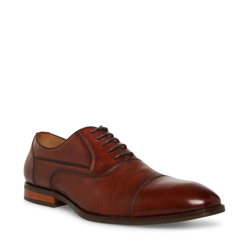 Zapatos Derby Steve Madden Proctor-r Cuero Hombre Marrones Oscuro | ES WYSE98